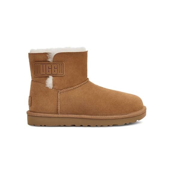 Ugg Women's Bailey Logo Strap Booties - Chestnut 8M - Picture 7 of 8